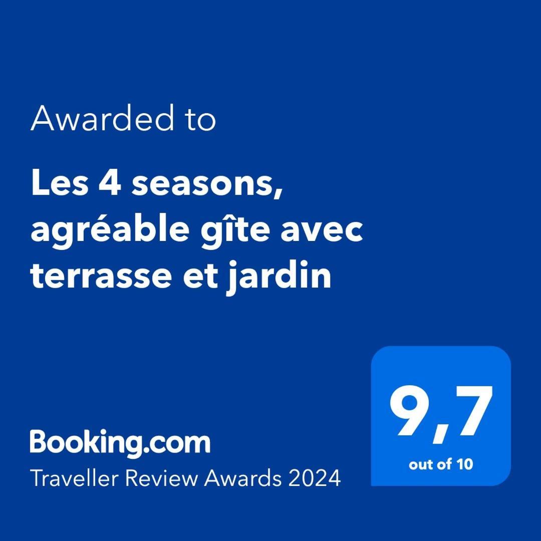 Les 4 Seasons, Agreable Gite Avec Terrasse Et Jardin La Croix Bigot Luaran gambar